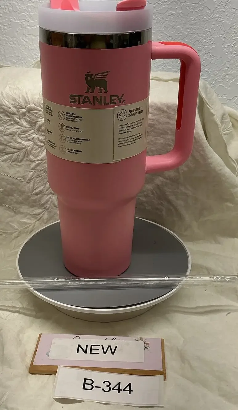 NEW IN BOX, PINK STANLEY 40oz TUMBLER B-344